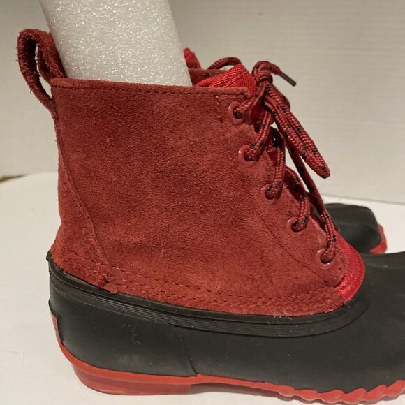 Boston Accent Winter Womens Weather Proof Boots Conway Lace Suede Lace Up 7M - Picture 2 of 12